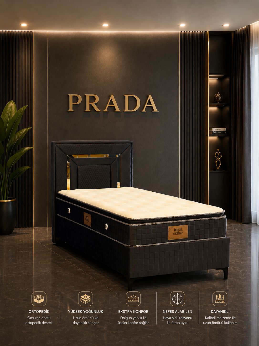 Prada Tek Kişilik Uyku Setleri